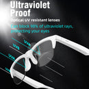 2026 New Hot Sale AI Assistant Smart Glasses 360° HD Sound Smart Touch Control Phone Answer Call Anti-UV Lenses IP4 Riding Gifts