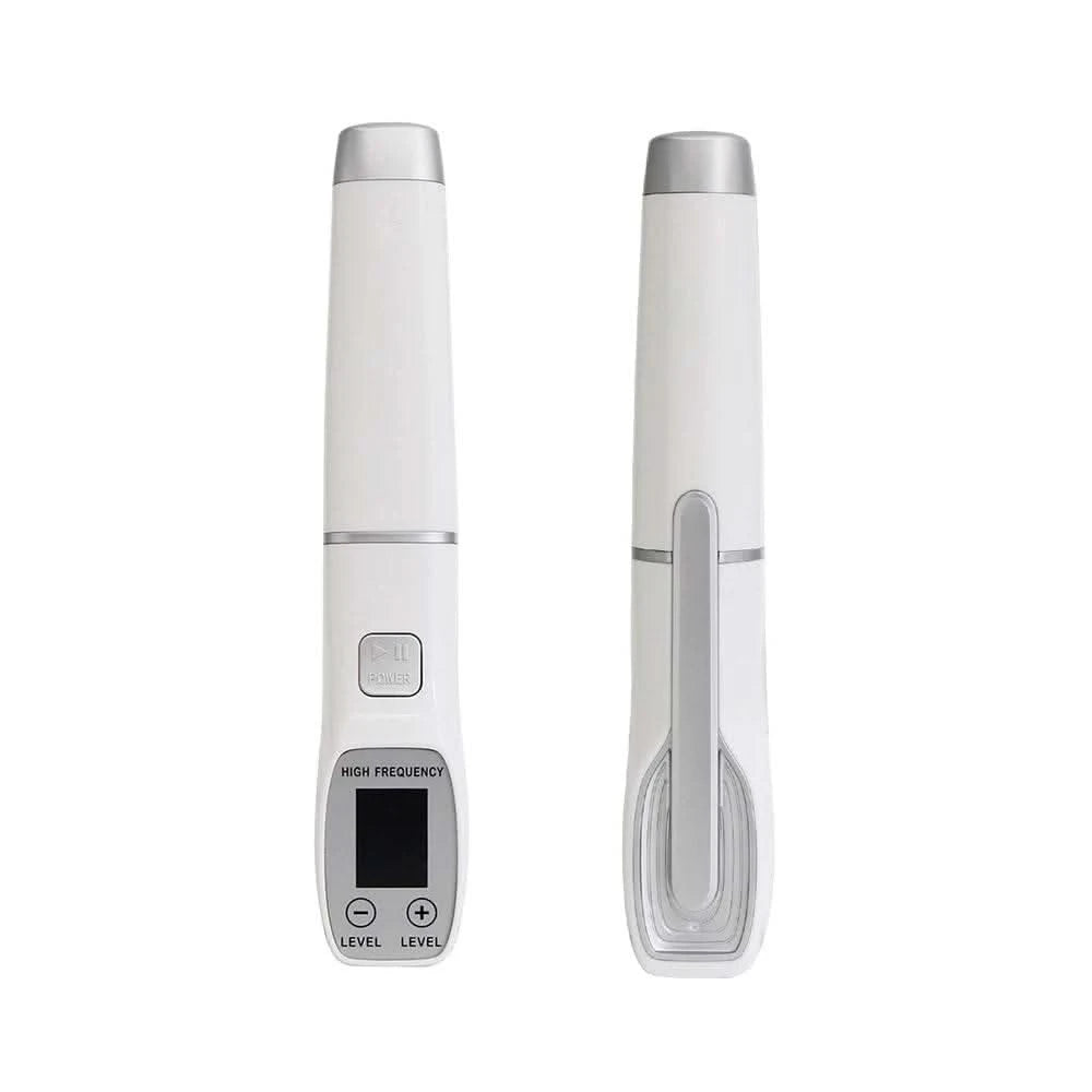 Blue High Frequency Facial Machine Screen Display Neon Electro Therapy Wand Glass Tube Anti Acne Spot Remove Skin Care Device - M & M Global