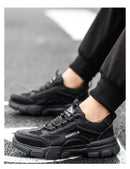 Men Work Sneakers Protective Shoes Safety Industrial Puncture-Proof Anti-smash Steel Toe Shoes Breathable Construction Work Shoe