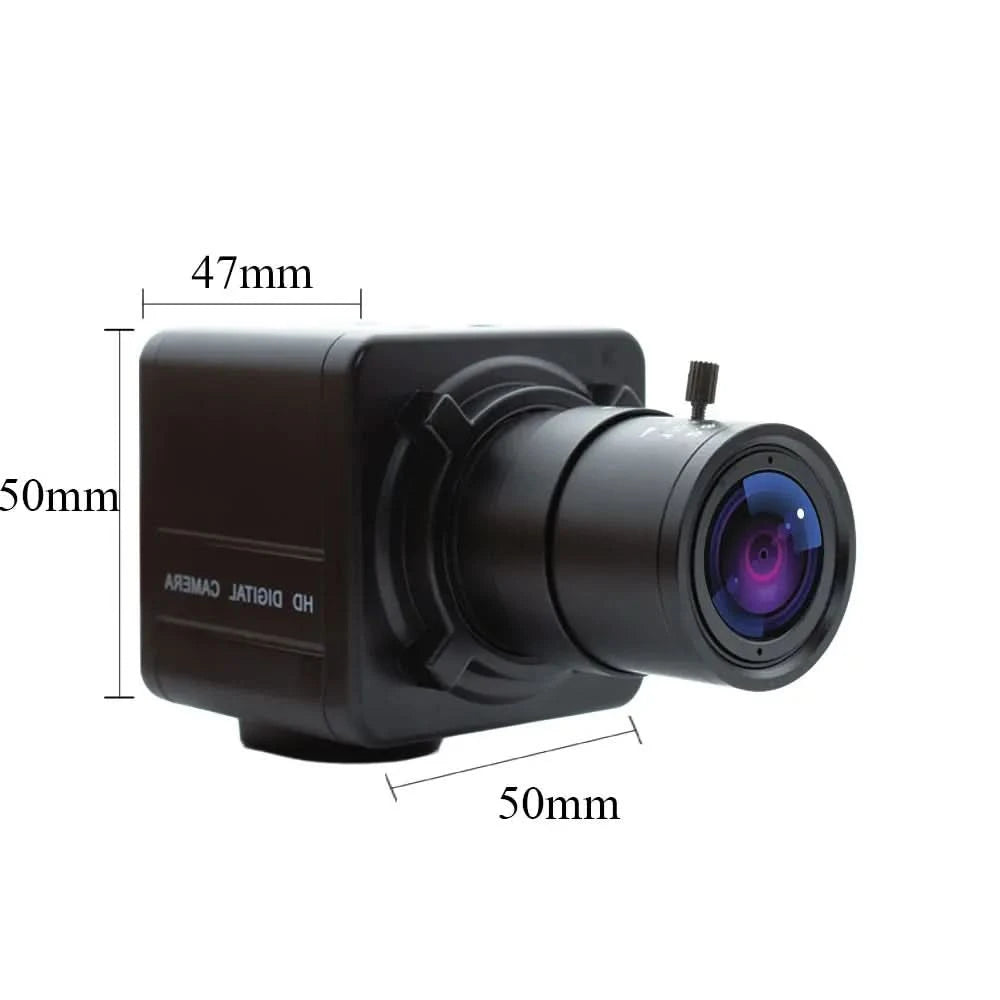 WGWK 4K CMOS POE Digital Live Stream Camera 3/4/5/8MP HD Security Protection Webcam Industrial 2.1/5-100mm Manual Varifocal Lens - M & M Global