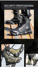 Fashionable breathable anti-smash and anti-puncture safety shoes