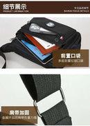 Business Fashion Men's Shoulder Bag Women's Crossbody Bag Large Capacity Multipurpose Travel Bags Tool Bag Oxford Cloth Material - M & M Global