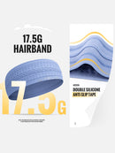 1pc Sport Headbands for Men Women Non-Slip Moisture Wicking Workout Sweatband Fitness Running Cycling Football Yoga Hairband