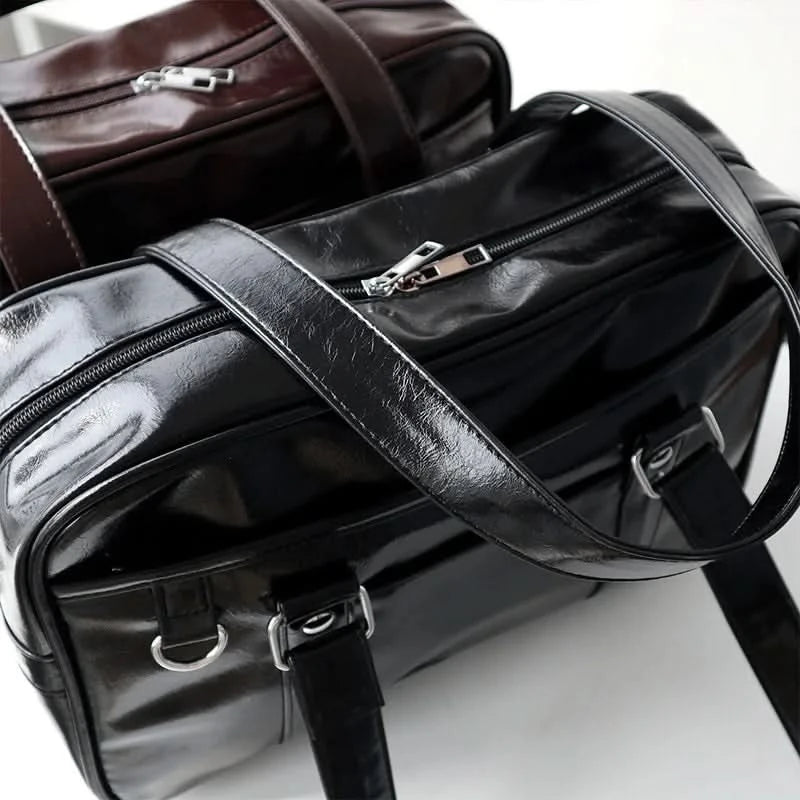 Original daily versatile jk messenger pu bags college style commuter school bags uniform bag for woman - M & M Global