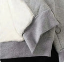 Elegant Fleece Solid Hooded Coats Fashion Women Long Sleeve 2025 New Autumn Winter Warm Hoodies Jackets Casual Y2K Sweatshirts
