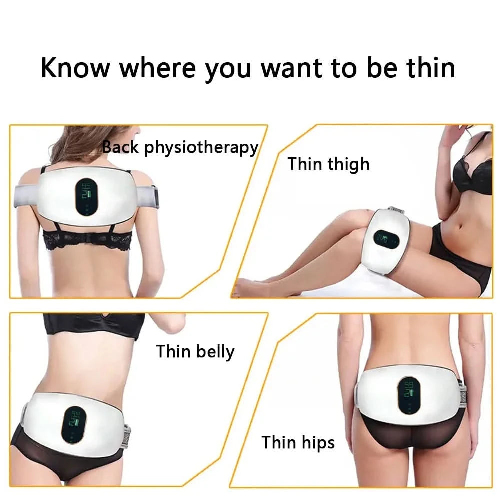 Pro Body Slimming Massager Electric Slimming Belt Fat Burning Abdominal Massage Beauty Health Massager Machine - M & M Global