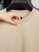 2025 Autumn Hot Selling New Designer Brand Original Crown Embroidered Long Sleeve Men' Casual Comfortable Round Neck T-shirt Top