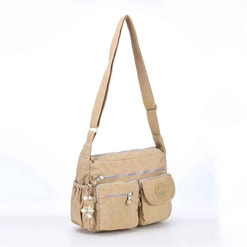 High Quality A4 Men Women Shoulder Messenger Bag Cross Body Large Capacity Purse Waterproof Lightweight Blue Purple Red M0938 - M & M Global