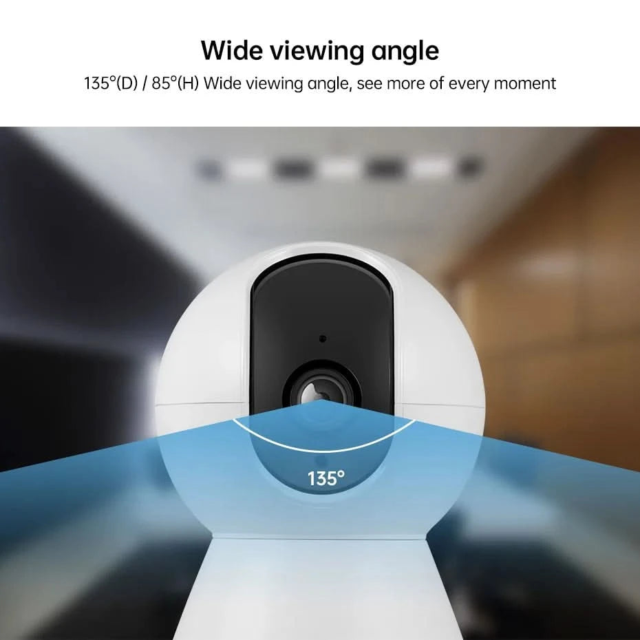 KERUI 5MP 4K Tuya Smart Mini WiFi IP Camera Indoor Wireless Home Security AI Human Detect CCTV Surveillance Camera Auto Tracking - M & M Global