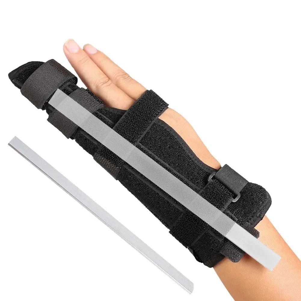 Adjustable Compression Finger Holder Protector Brace Sports Wrist Thumbs Hands Arthritis Splint Support Protective Guard - M & M Global