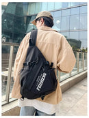 Techwear Style Outdoor Motorcycle Sport Single Shoulder Backpack Unisex Hip Hop Multifunction Chest Bag Tactical Crossbody Bag - M & M Global