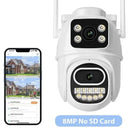 BESDER 6K 12MP Wifi Camera PTZ Dual Screen 8X Digital Zoom AI Auto Tracking Outdoor 8MP CCTV IP Camera Security Protection iCSee - M & M Global