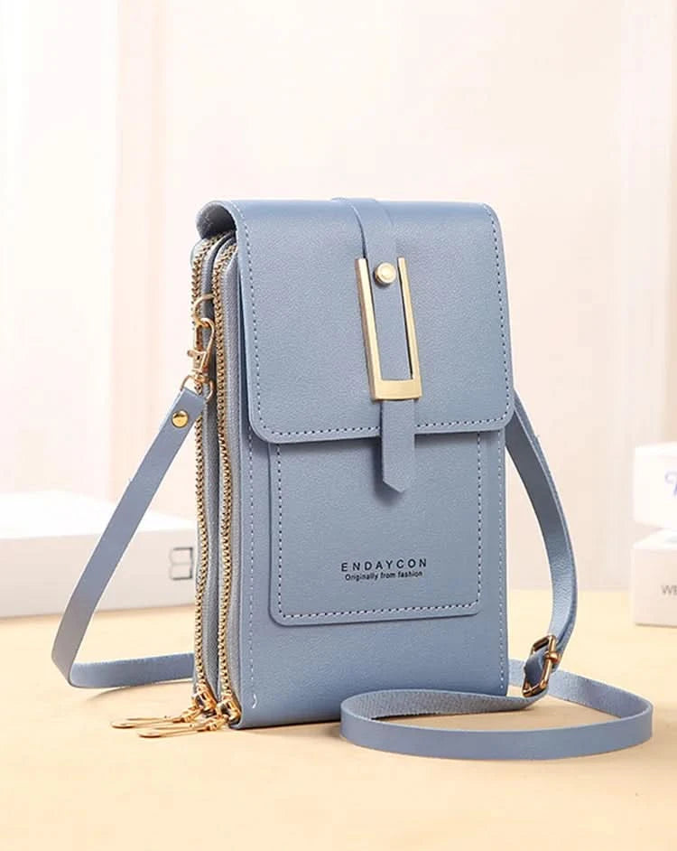 Touch Screen Cell Phone Messenger Bags Women Purse and Handbag Mini Shoulder Bag Pink Small Hand Bag Crossbody for Women  bolsos - M & M Global