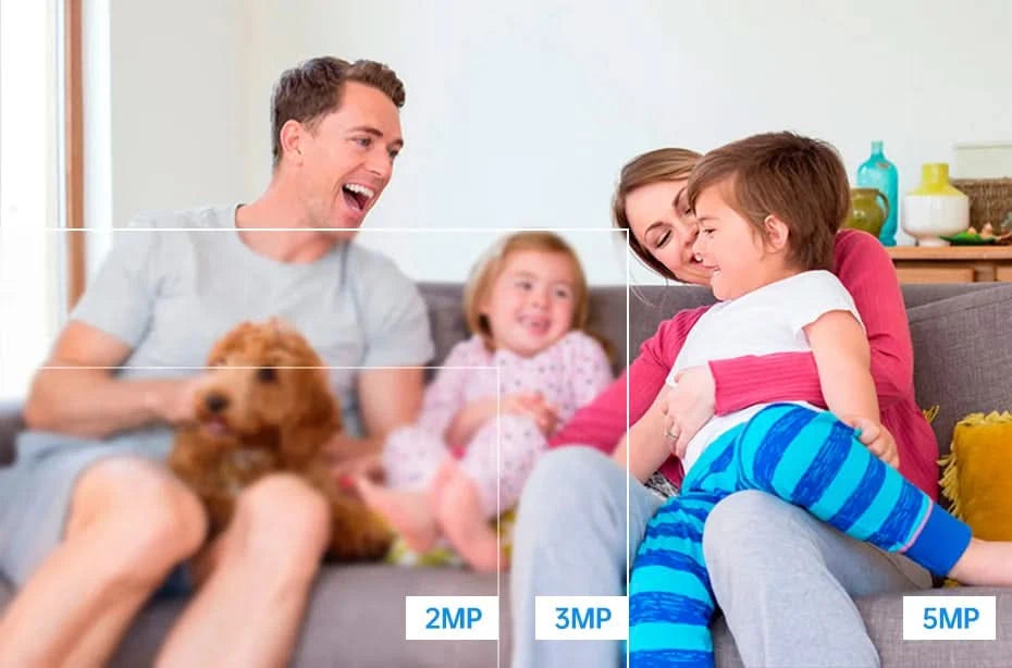 Fuers 5MP WiFi Camera Tuya Smart Home Indoor Wireless IP Surveillance Camera AI Detect Automatic Tracking Security Baby Monitor - M & M Global