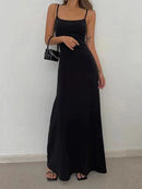 Summer Sexy Bodycon Long Dress Womens Y2k Clothes Sleeveless Sundress Evening Backless Dresses for Women Aesthetic 2024 - M & M Global