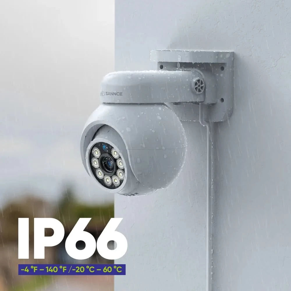 Sannce 4K POE Camera H.265 Human Detection Smart Tracking Full color Onvif 8MP IP Security Camera Protect For Video Surveillance