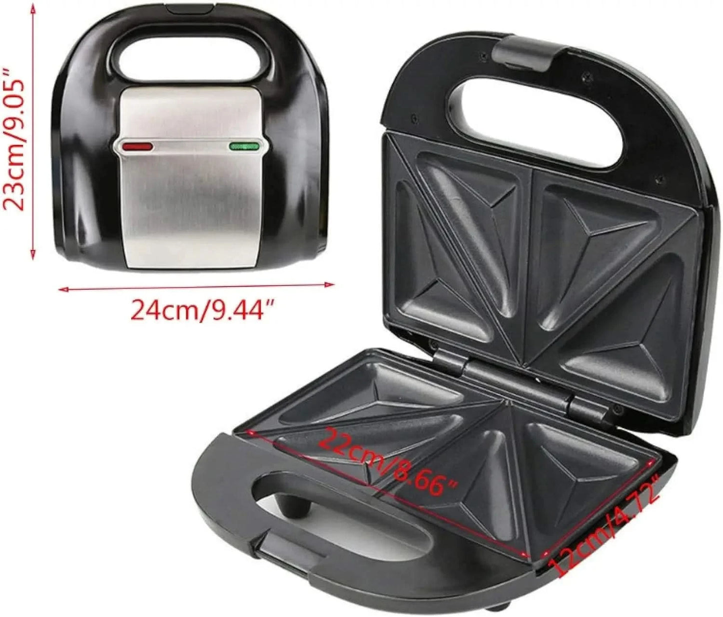 Waffle maker ， Waffle Maker 750W Mini Household Waffle Sandwich Maker Breakfast Baking - M & M Global