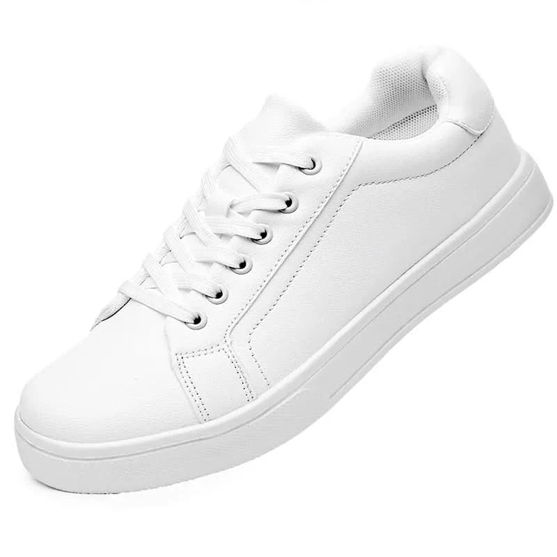 Men's Business casual Shoes Soft Moccasin Shoes Comfortable Casual Shoes for Men Autumn Solid Black White Men Sneakers - M & M Global
