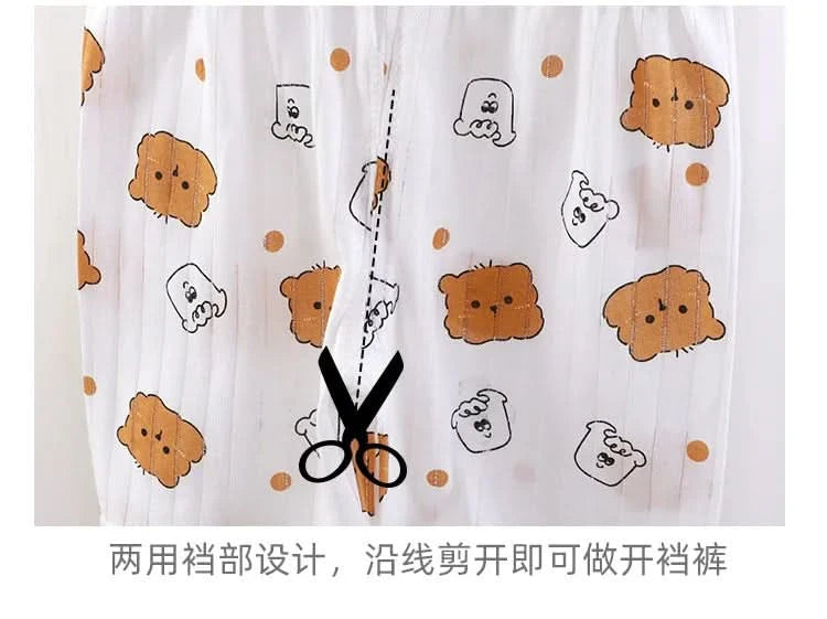 New Kids Boys Girls Summer Clothing Sets Children Cute Cartoon Print Short Sleeve T-Shirt Tops with Shorts Toddler Baby Pajamas - M & M Global