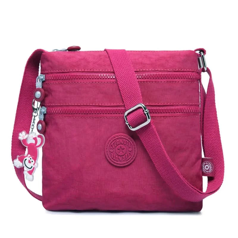 TEGAOTE Summer Men Women Shoulder Messenger Bag Small Cross Body Phone Purse Lightweight Blue Grey Black Red Purple M0910 - M & M Global