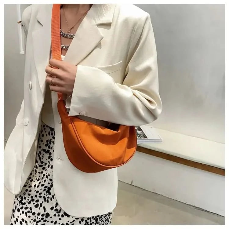 Ladies' fashionable leather PU handbag, designer shoulder bag, crossbody bag, armpit bag - M & M Global