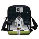 pcs set Football CR7 Star Child School Backpack with Lunch Bags Pencil Bags School Bags for R-Ronaldos Boys Girls Best Gift - M & M Global