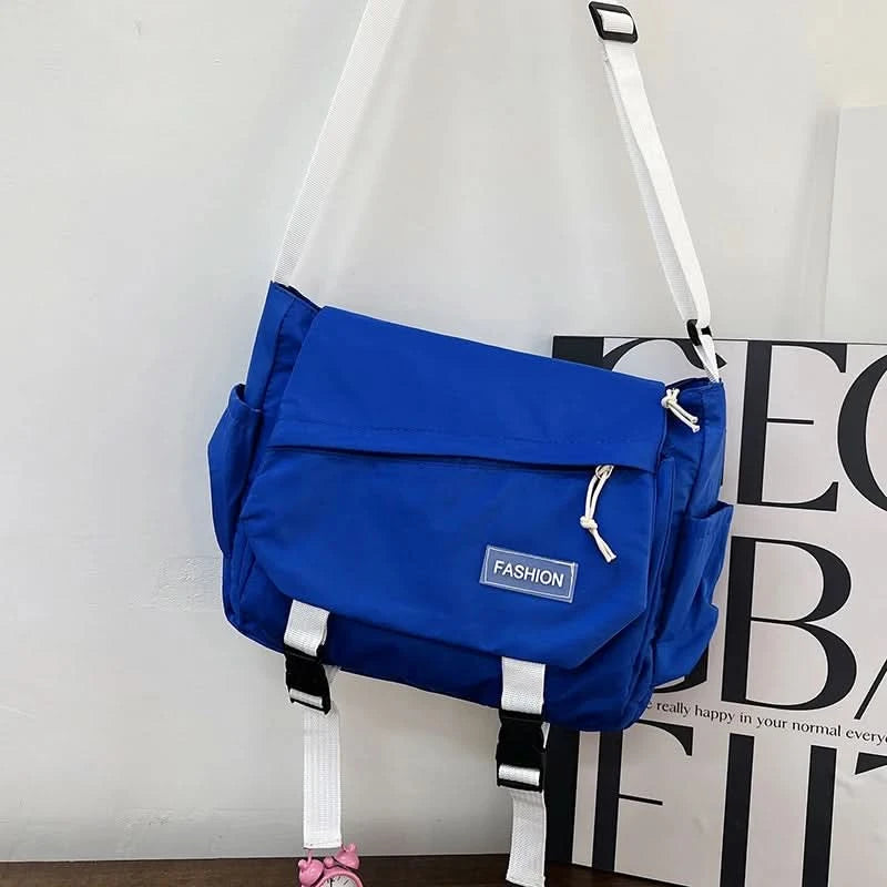 Ladies Messenger Bags Young Fashion Women's Handbags Crossbody Bags Large Capacity Sling Shoulder Bags Nylon School Bag - M & M Global
