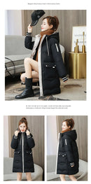 Women's Mid-length 2025 Korean Loose Winter Cotton Coat Thickened Cotton Jacket Bread
