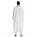 Muslim Arab Men Thobe Thawb Caftan Eid Jubba Thobe Mens Cardigan Abaya Long Dress Ramadan Robe Saudi Arab Musulman Caftan Dubai - M & M Global