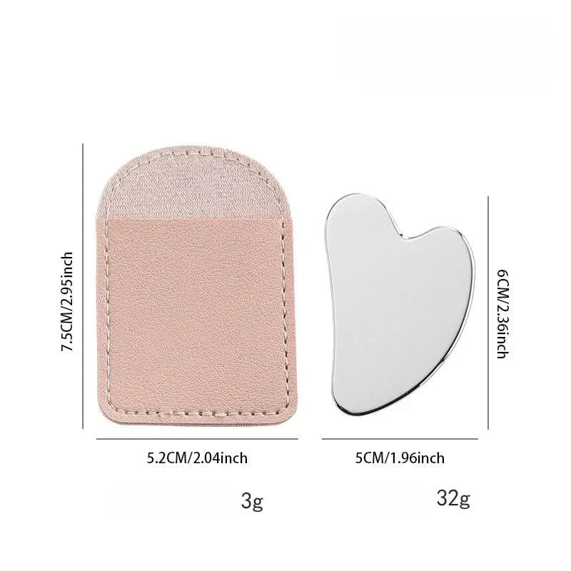 Stainless Steel Gua Sha Scraper Skin Beauty Care Face Massager Full Body Neck Guasha Detox SPA Masssage Tool Stress Relax - M & M Global