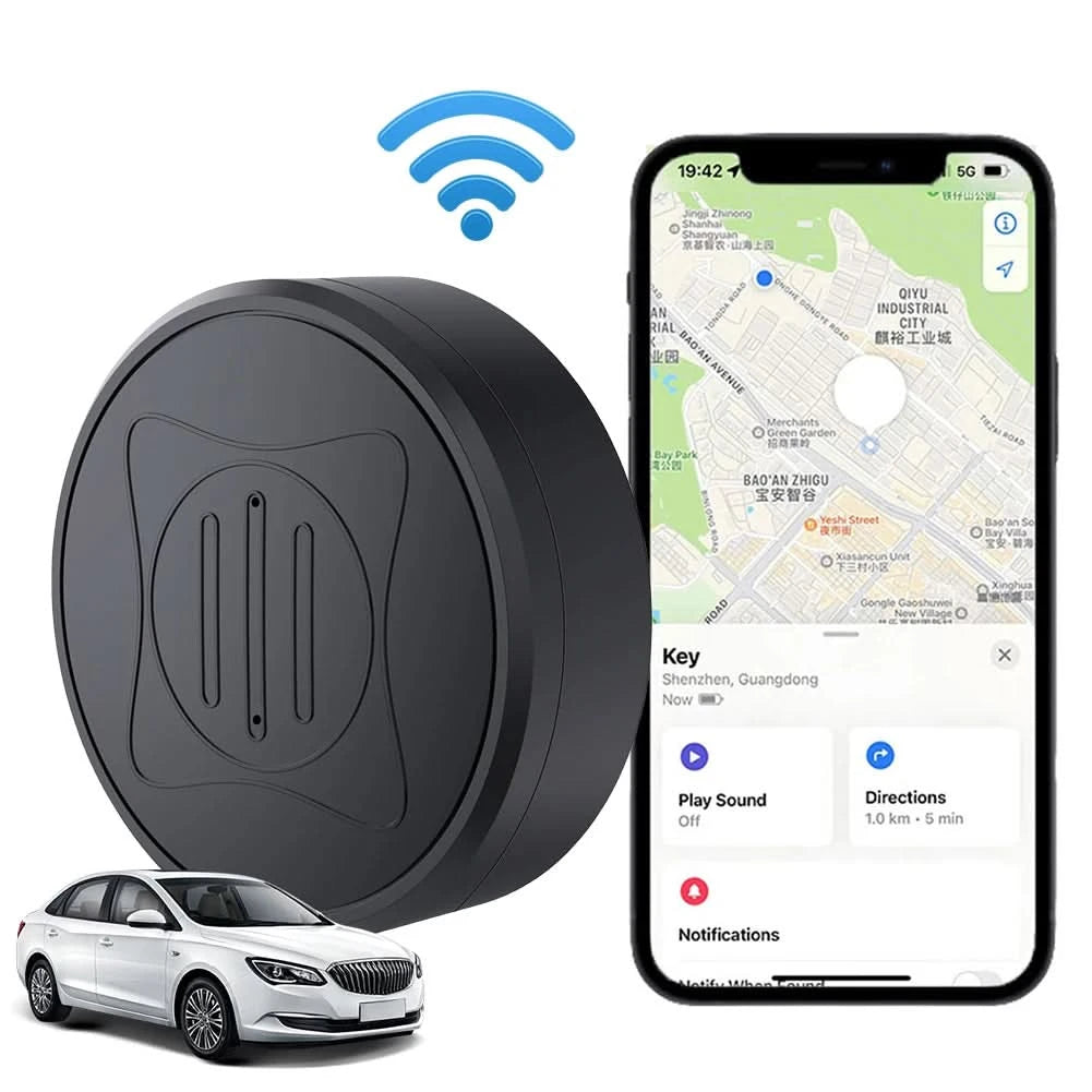 Location Tracker Magnetic Smart Finder Locator Mini Tracking Device Pet Vehicle Lost Tracker Pet Kids Bag Wallet Tracking - M & M Global
