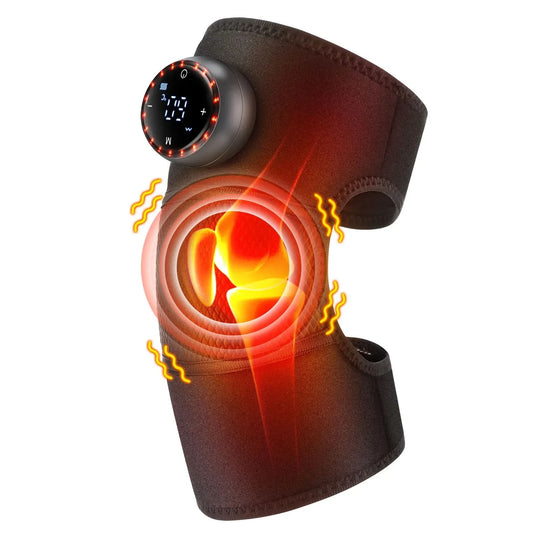 Heating Massage Knee Pad Shoulder Elbow Smart Vibration Hot Compress Protemote Blood Circulation Muscle Relax Joint Massager - M & M Global