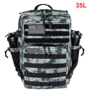 35L Tactical Backpack for Women Men Molle Outdoor Travel Camping Hiking Bag Sports Weekend Athlete Gym Rucksack Dual Cup Holders - M & M Global