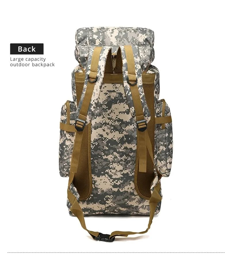 Rilibegan Men Travel Backpack Tactical Climbing Outdoor Hiking Camouflage Multifunctional Bag Men Backpack - M & M Global