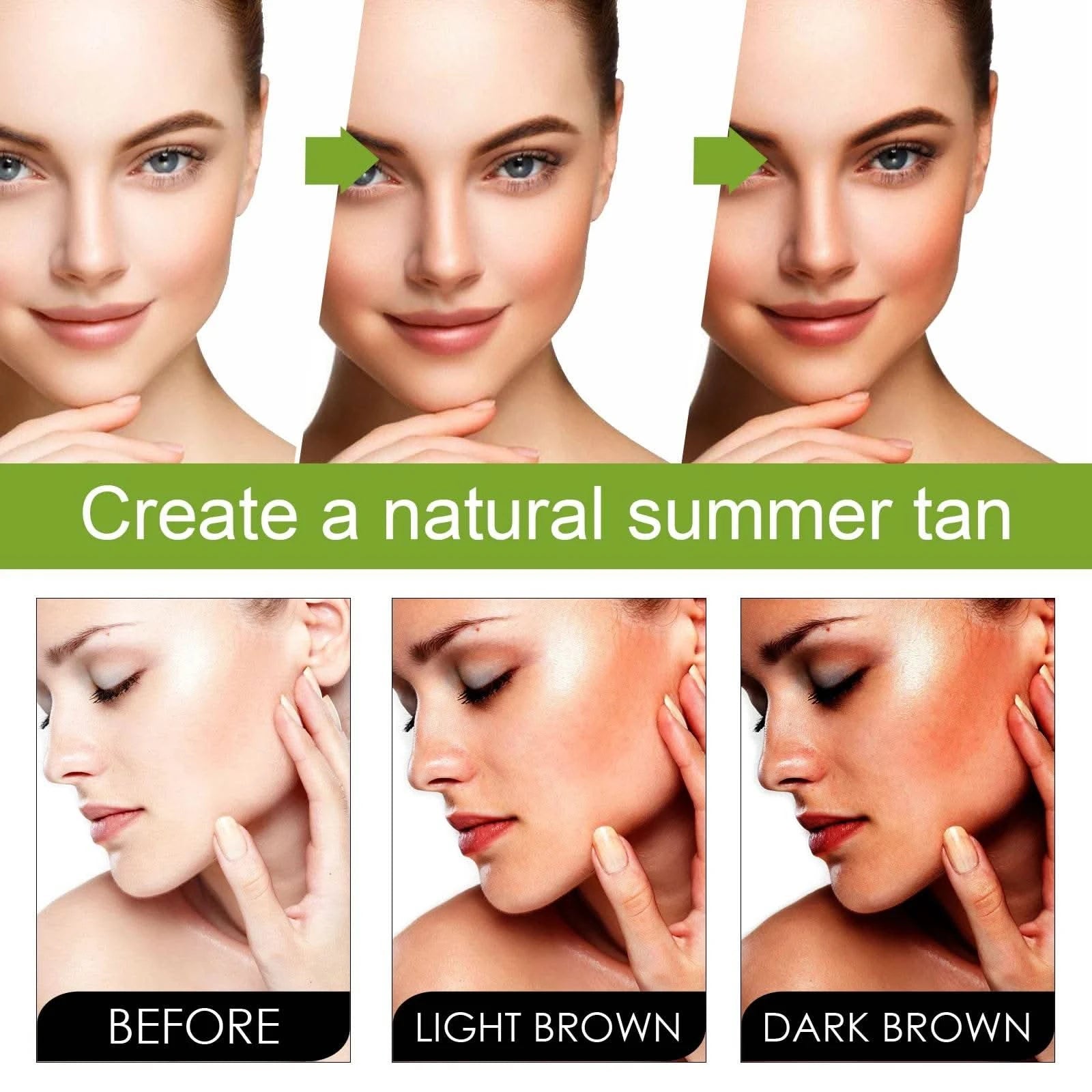 Dark Self Tanner Mousse The Darkest Tan Possible Sunless Tanning Foam Golden Bronzing Glow No Fake Tan Smell Vegan Cruelty Free - M & M Global