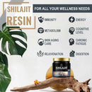 BBEEAAUU 60g 100% Himalaya Pure Shilajit Resin Original Mineral Health Supplement Non-GMO Brain Memory Cognitive Energy Health - M & M Global
