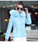 2025 Artificial raccoon fur collar winter jacket women Winter And Autumn Wear High Quality Parkas Outwear Women Coats
