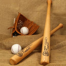 21 inch Solid Wood Baseball Bat Professional Hardwood Baseball Stick Softball Outdoor Sports Fitness Equipment Self-Defense Gear - M & M Global