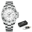 Reloj LIGE Top Brand Luxury Fashion Diver Watch Men Waterproof Date Clock Sport Watches Mens Quartz Wristwatch Relogio Masculino - M & M Global