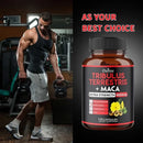 Daitea Tribulus + Maca Extract Capsules - Extra Strength 9600 Mg - Energy, Mood, Stamina and Immunity, Non-GMO - M & M Global
