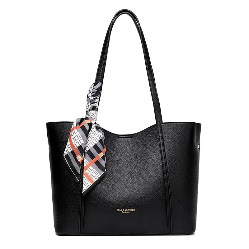Genuine Brand Women Tote Bag High Quality Soft Leather Large Ladies Shoulder Crossbody Bag Luxury Female Shopping Handbag A Main - M & M Global
