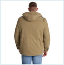LZLLTT Men Winter Warm Parkas Mens Fleece  Jacket Parkas Men Casual Cotton Outdoor Fur Trench Padded Jackets Coats