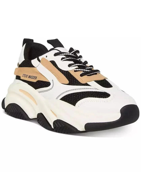 Steve Madden | Women's Possession Chunky Lace-Up Sneakers - M & M Global
