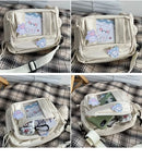 New Kawaii Bag Girls New JK Transparent Bag Small Crossbody Bag For Women Purses and Handbags Shoulder Bag Itabag Bolso - M & M Global