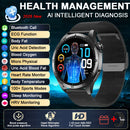 2026 New Nursing Grade ECG Health Smart Watch Blood Pressure Lipid Uric Acid 650nm Dual-Probelaser Heart Analysis Smartwatch