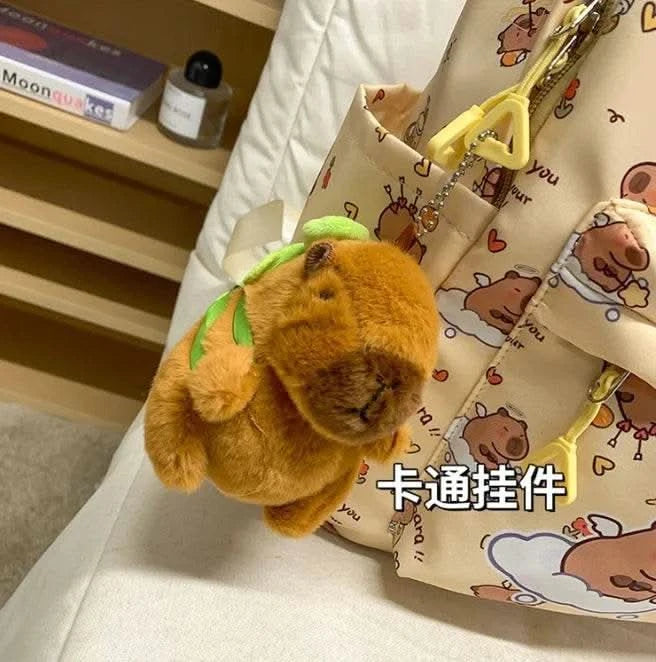 Cute Capybara Backpack for Girls Boys Student Teenager Children's Rucksack Women Cute Casual School Bags Kids Birthday Gift Toy - M & M Global
