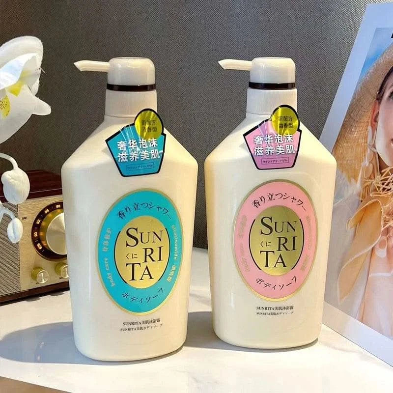 550ml Deep Cleansing Whitening Body Wash Shower Gel Removing Dirt Dead Skin Oil Control Even Skin Tone To Lighten Pigmentation - M & M Global