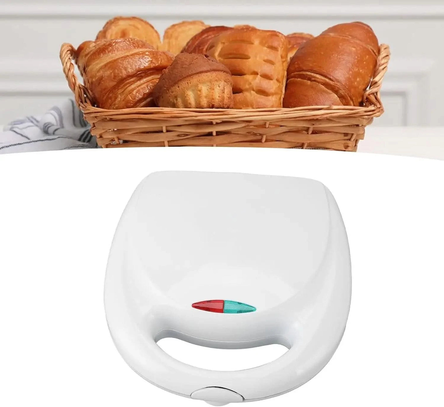 Nut Waffle Bread Maker with Even Heating Multifunctional Machine for Breakfast, to Make Donuts, Cakes and Walnut Cake (US Plug 1 - M & M Global