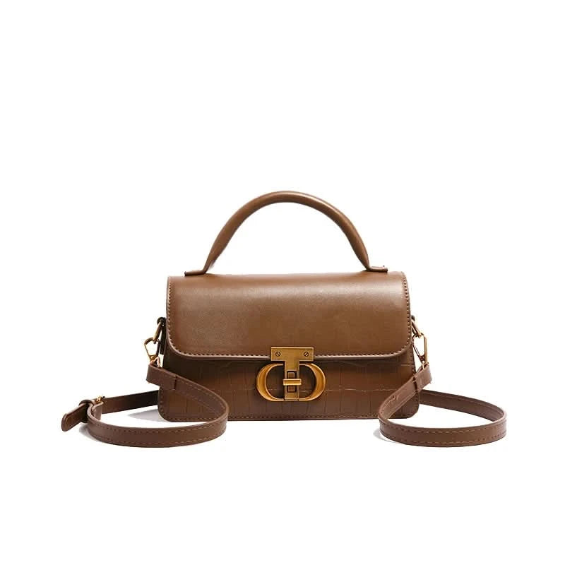 Small Leather Armpit Bags for Women, Chain Shoulder, Crossbody Bag, Ladies Vintage Underarm Handbags, Summer - M & M Global