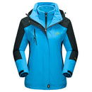 TACVASEN 3 in 1 Winter Fleece Jacket Womens Waterproof Ski Snowboard Jackets Work Rain Coat Outdoor Windbreaker Female Parka